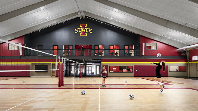 Iowa State University McKee Volleyball Center – Substance Architecture
