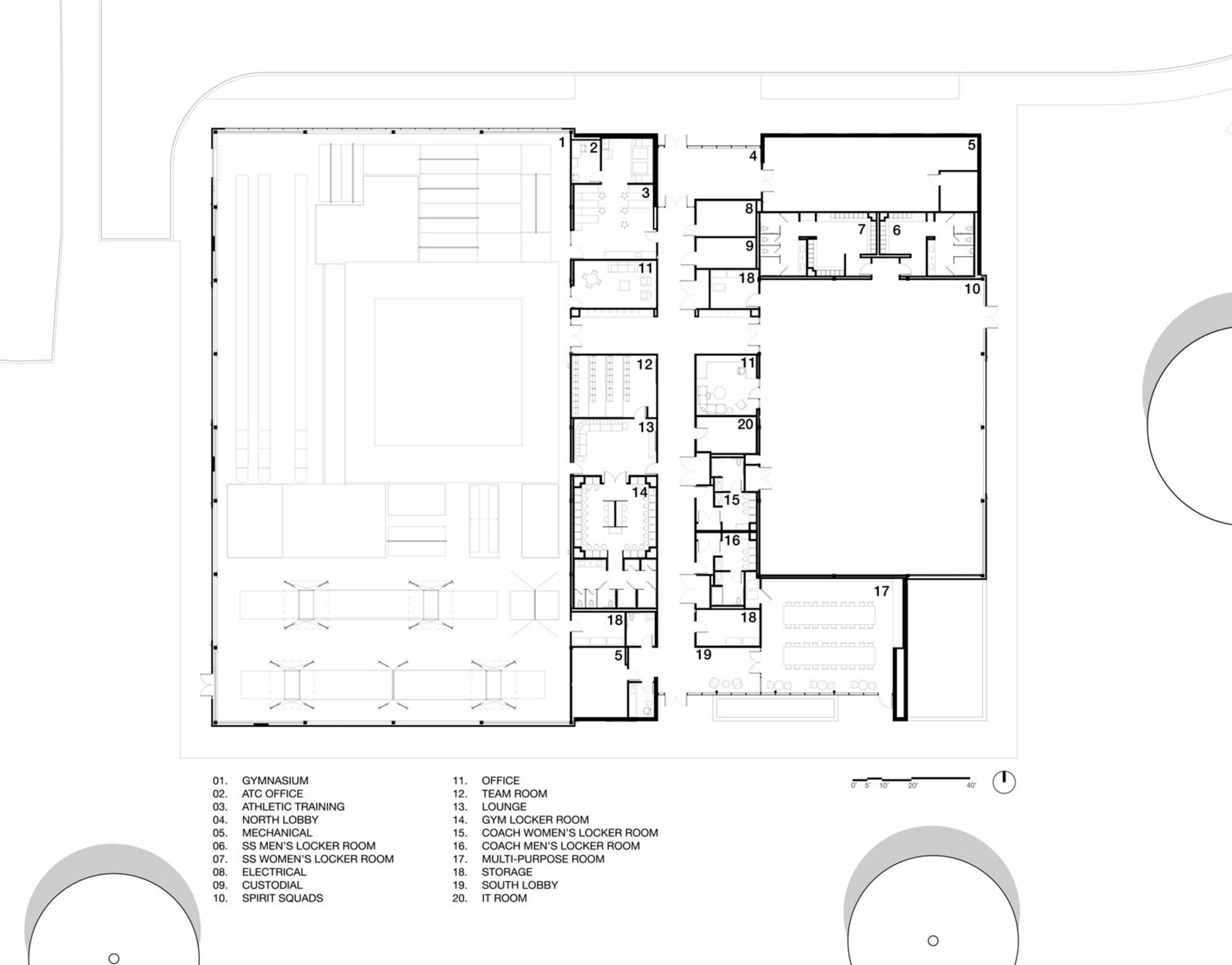 Gymnastics Hall Floor Plan