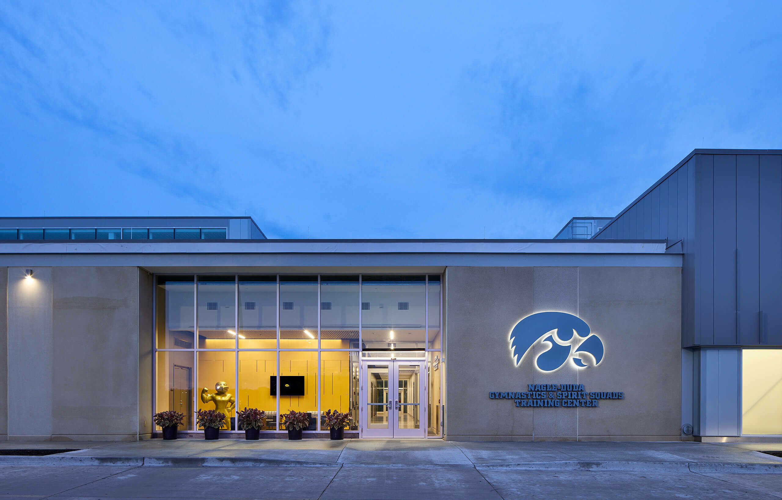 University of Iowa Nagle-Duda Gymnastics & Spirit Squads Training Center – Substance Architecture